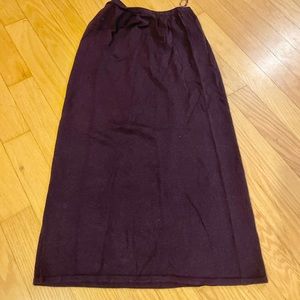 Requirements Vintage Purple Maxi Skirt